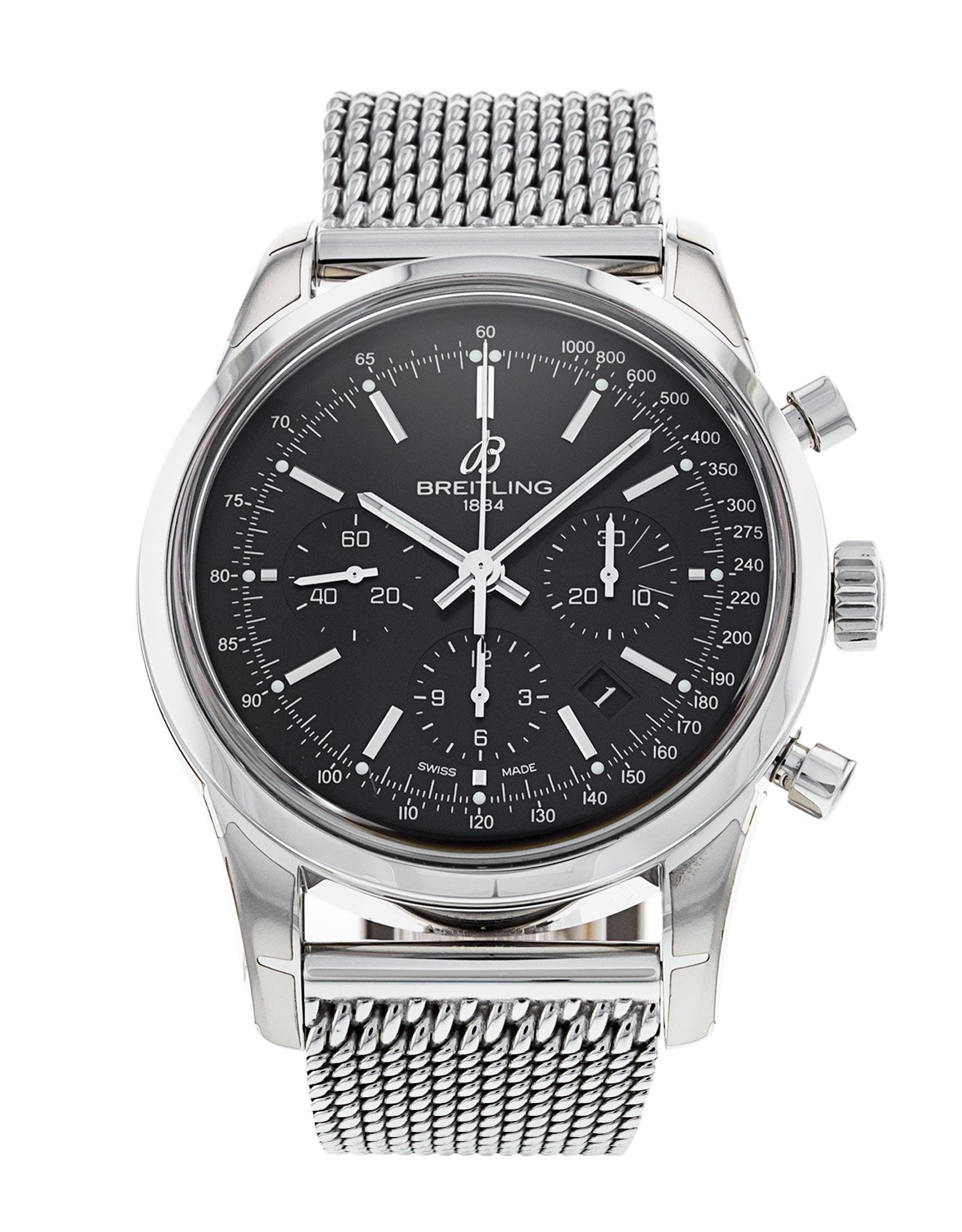 Pre-Owned Breitling Transocean Chronograph Watch