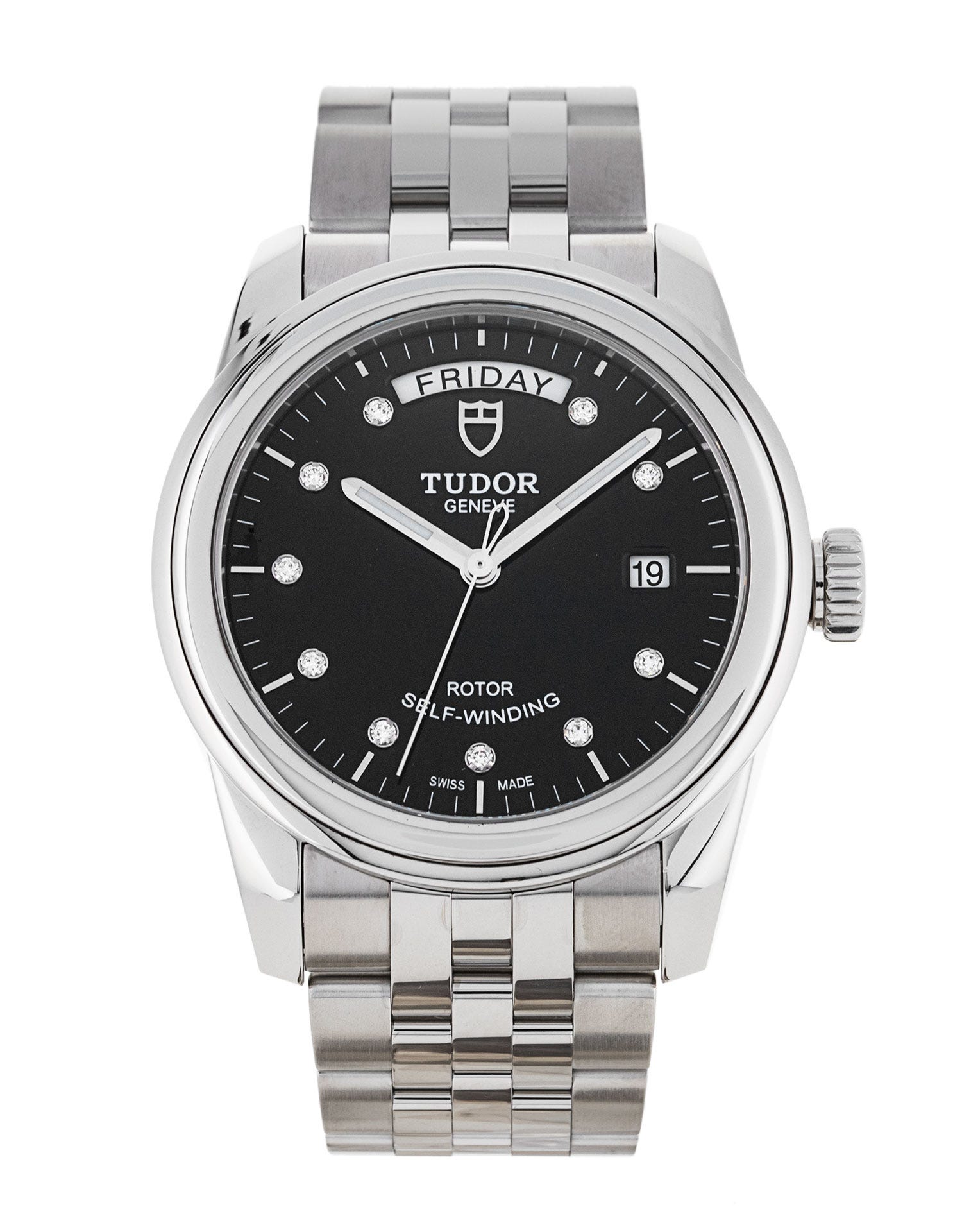 Pre-Owned Tudor Glamour Date Watch