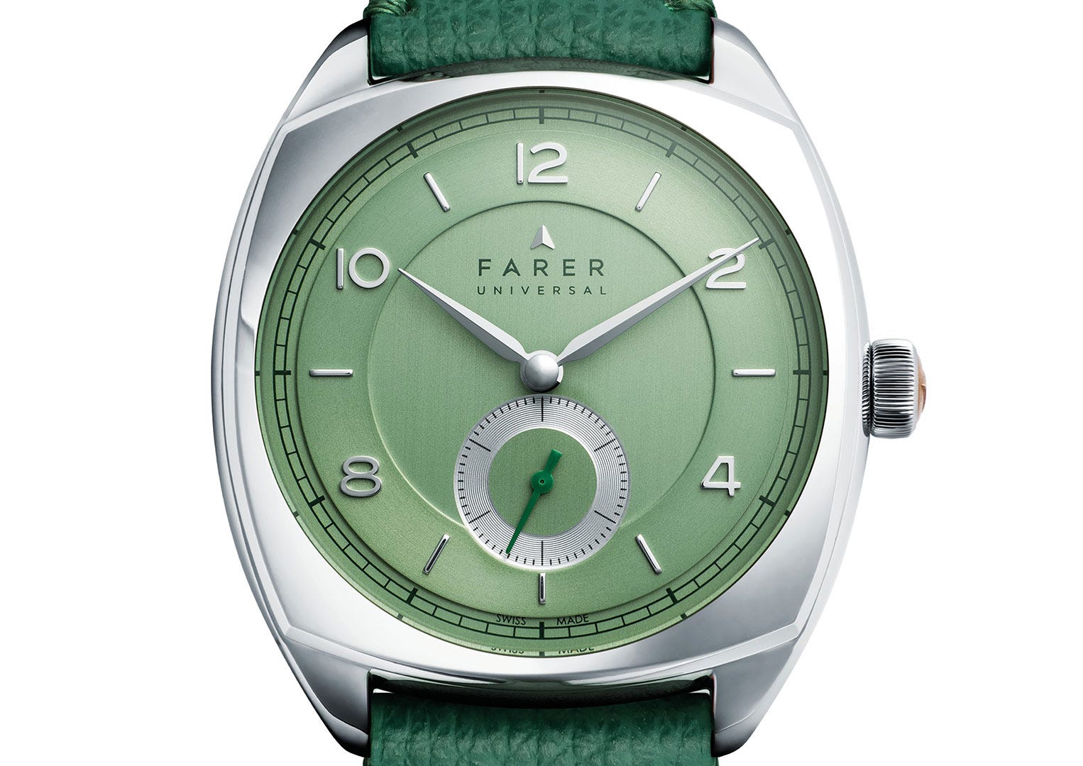 Like many of Farer's models, the Mansfield range features a cushion-shaped case
