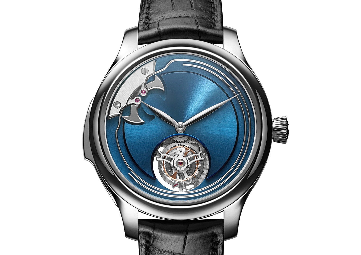 The H. Moser & Cie. calibre HMC 903 was a collaborative effort between Moser and Timeless SA