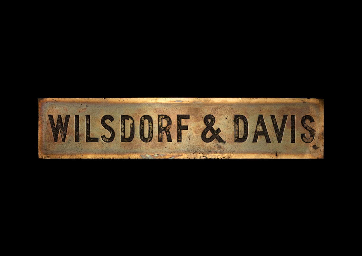 The Wilsdorf & Davis nameplate in London, 1905