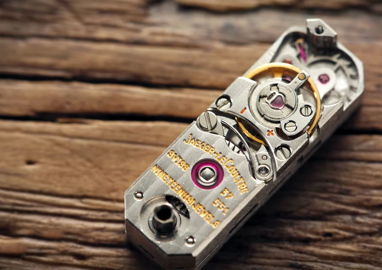 The Jaeger-LeCoultre calibre 101 is 14mm in length, 4.8mm in width and 3.4mm thick