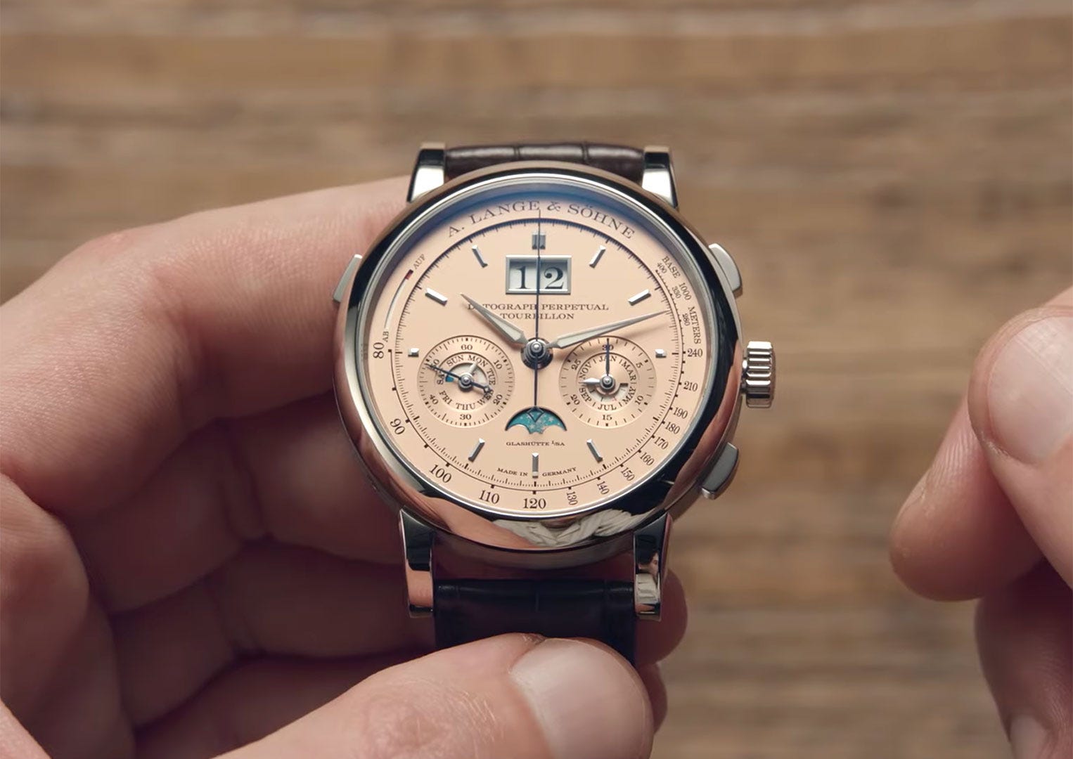 The A. Lange & Söhne Datograph Perpetual Tourbillon costs €277,800
